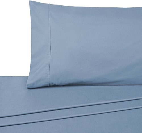 Flint Blue Twin Details about   Pinzon 300 Thread Count Organic Cotton Bed Sheet Set 