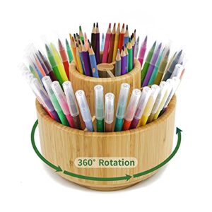 Bamboo-Pen-Holder-Organiser-Round-Rotating-Art-Supply-Organiser-Hold-420-Pencils-Desktop-Storage-for-Marker-Pens-Colored-Pencil-Art-Brushes-etc-0.jpg