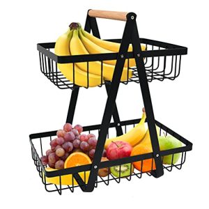 2-Tier-Fruit-BasketFruit-Bowl-Holder-Bread-Basket-Vegetable-Rack-Detachable-Fruit-Holder-for-Fruit-Vegetables-Snacks-in-Home-Kitchen-Officewith-Screwdriver-0