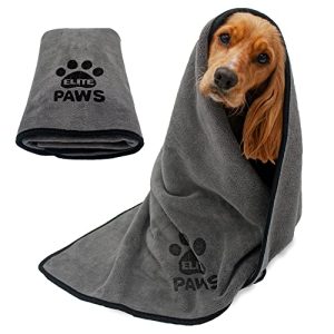 Elite-Paws-UK-Luxury-Large-Microfibre-Dog-Towel-Extra-Soft-Thick-140x70cm-Super-Absorbent-Muddy-Pet-Accessories-Shower-Bath-Supplies-Drying-Product-Puppy-Grooming-XL-Dry-Blanket-1-Pack-0