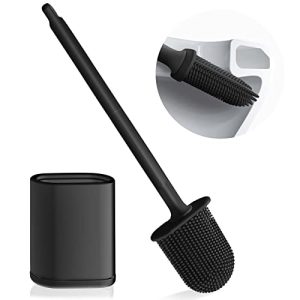 Micacorn-Toilet-Brush-and-Holder-Set-Toilet-Loo-Brush-Deep-Cleaning-Silicone-Toilet-Brushes-TPR-Flexible-Toilet-Bowl-Brush-Head-Wall-Mounted-and-Floor-Standing-Toilet-Brush-Holder-0